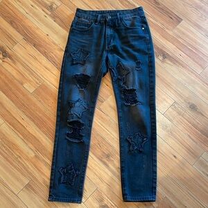 Boutique black skinny jeans